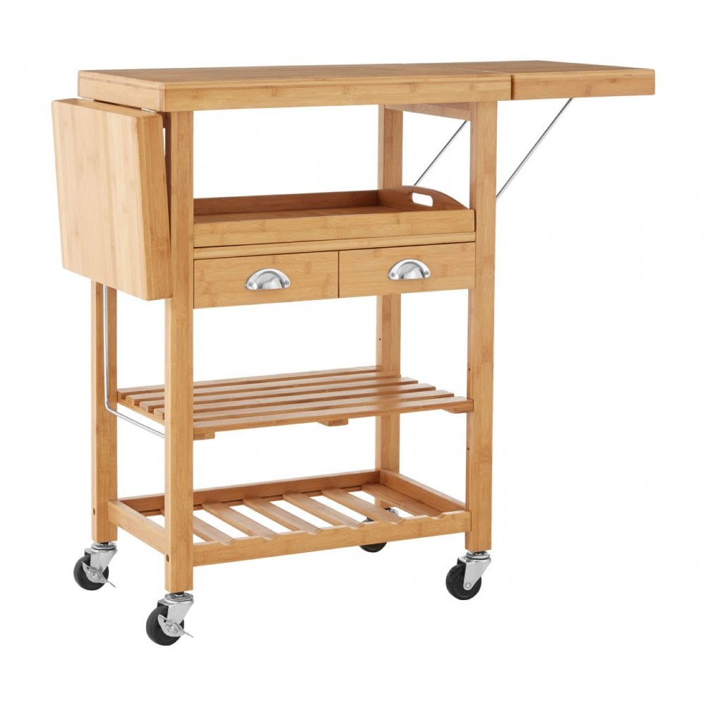 Kitchen Trolley, Bamboo, Natural