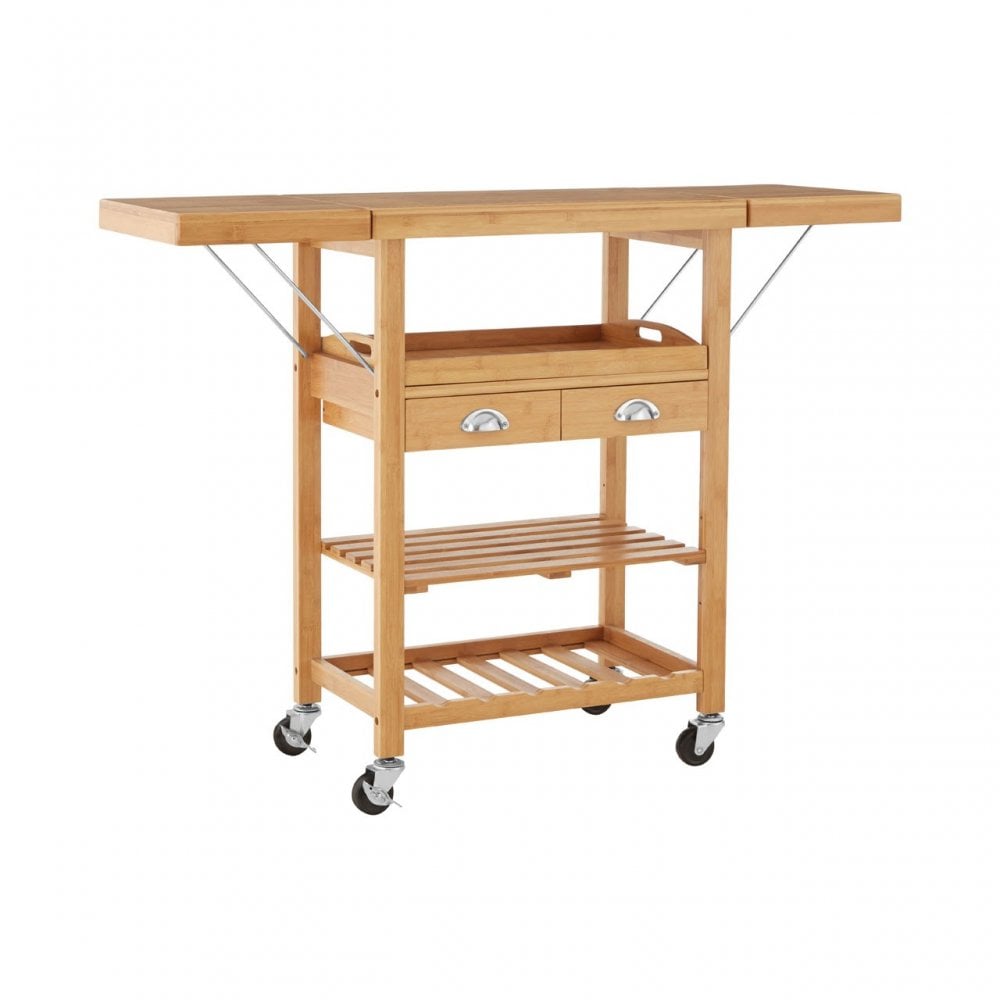 Kitchen Trolley, Bamboo, Natural