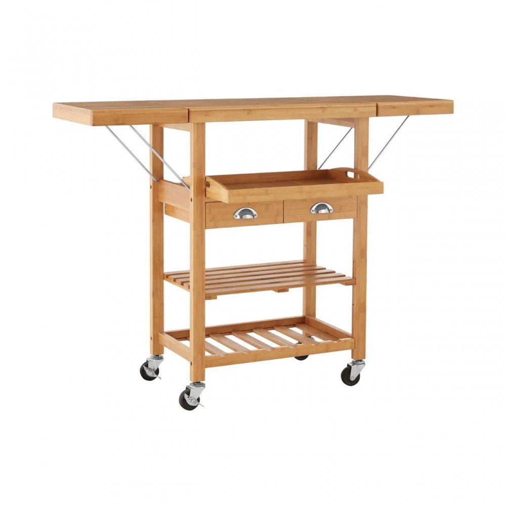 Kitchen Trolley, Bamboo, Natural