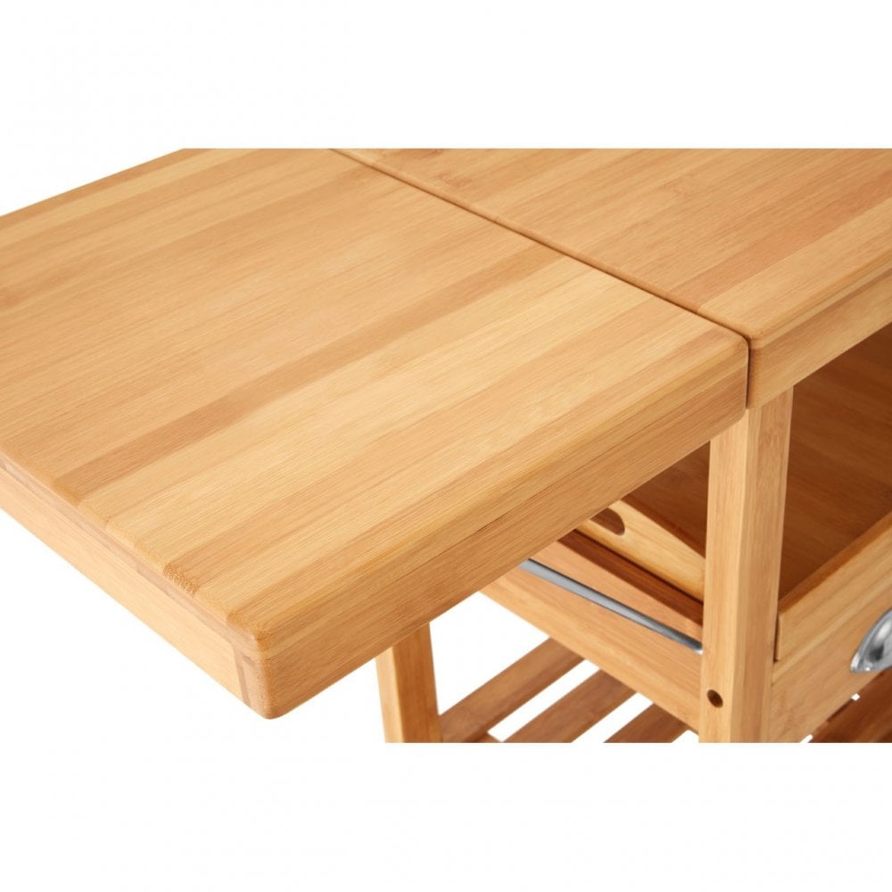 Kitchen Trolley, Bamboo, Natural