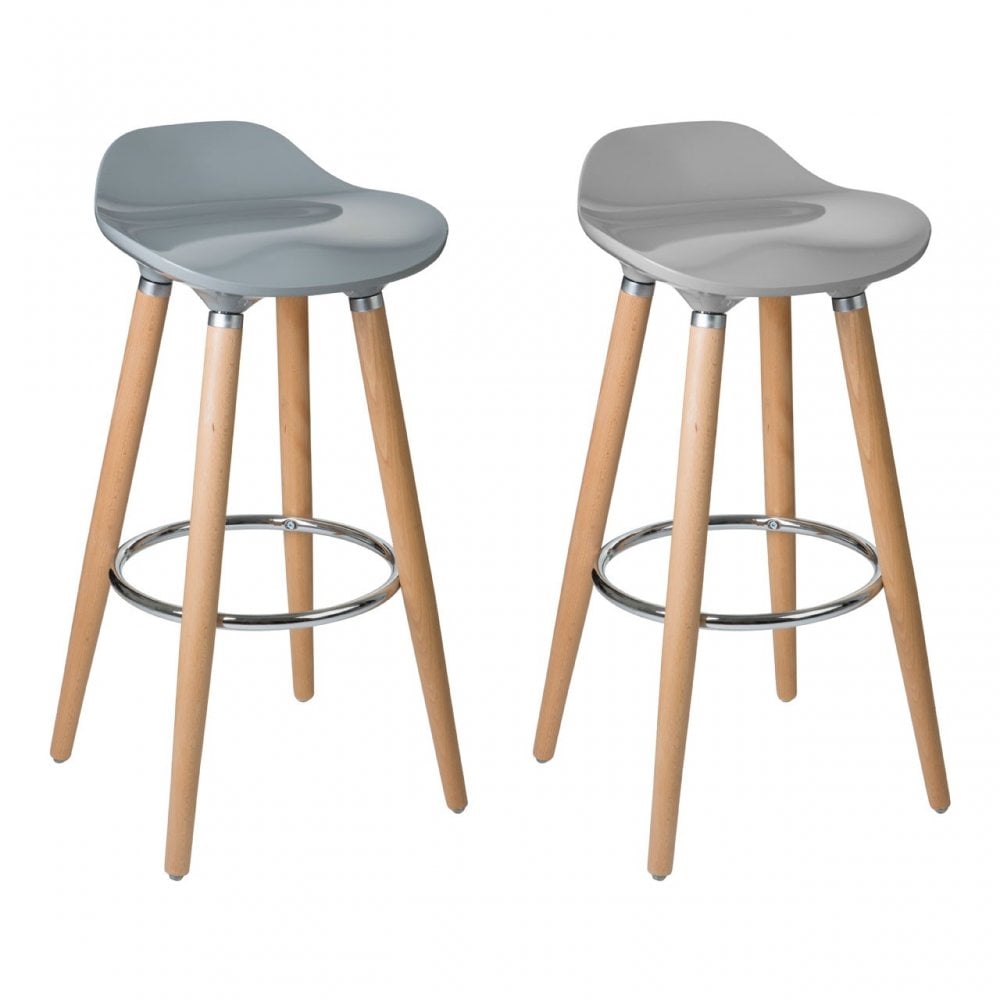 Bar Stool, Grey