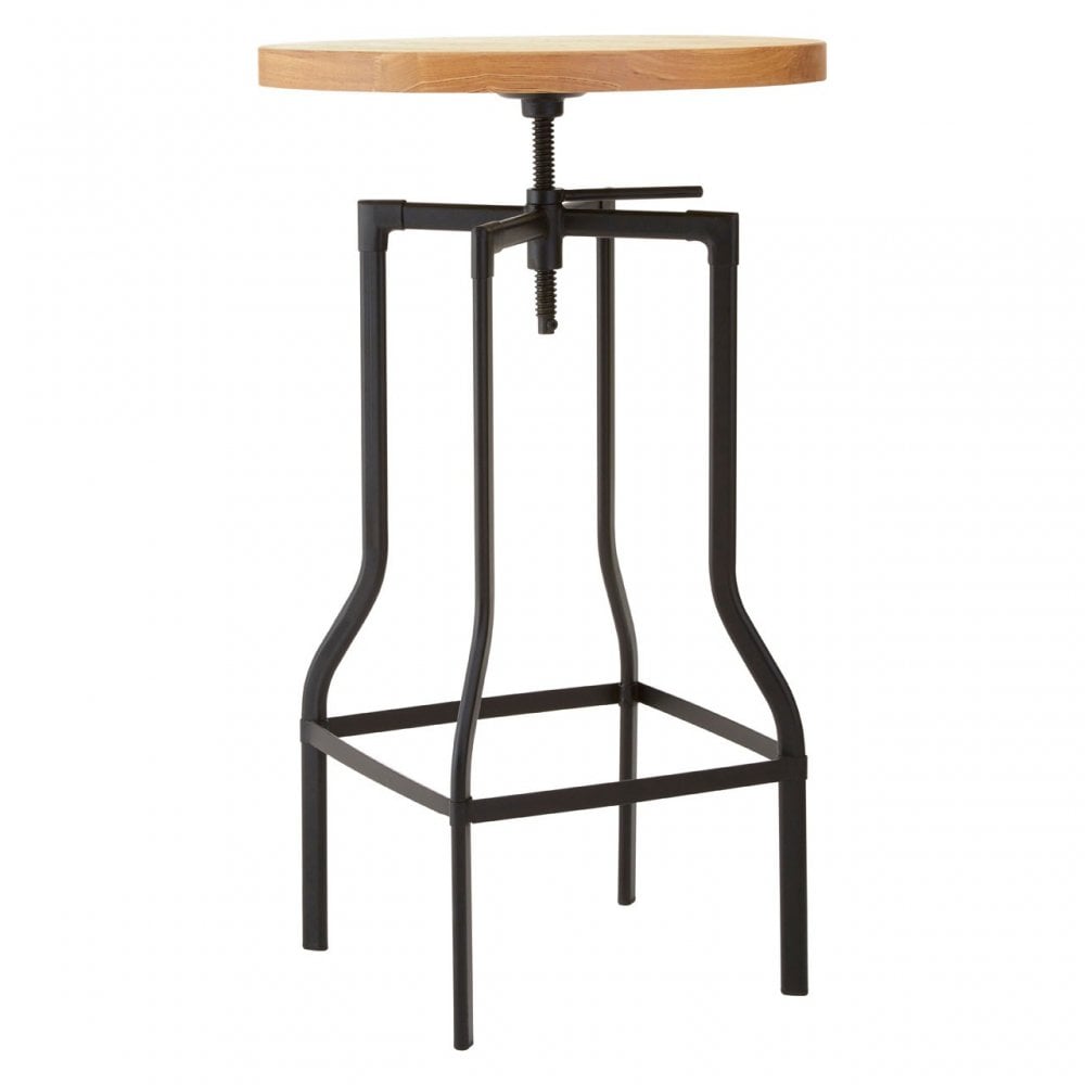 Ranch Foundry Style Bar Table, Ash Veneer,, Natural