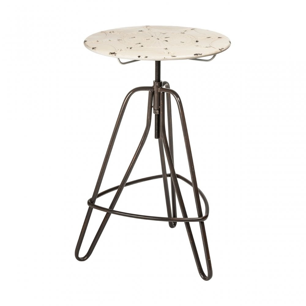 Hektor Hektor Artisan Table, Metal, Cream