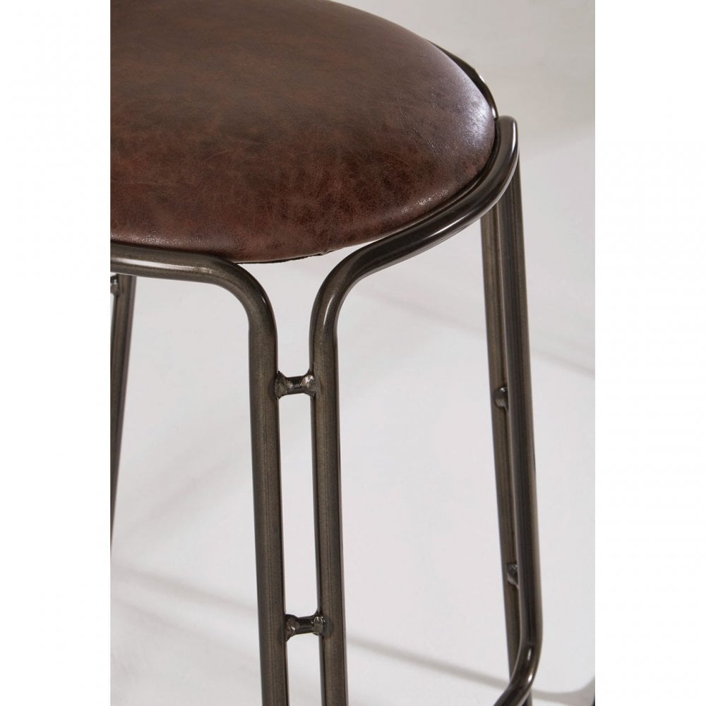 Dalston Bar Stool, Brown