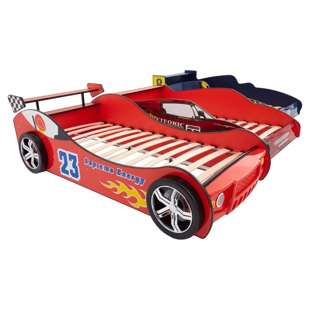 Kids Formula 1 Racing Car Bed In Blue