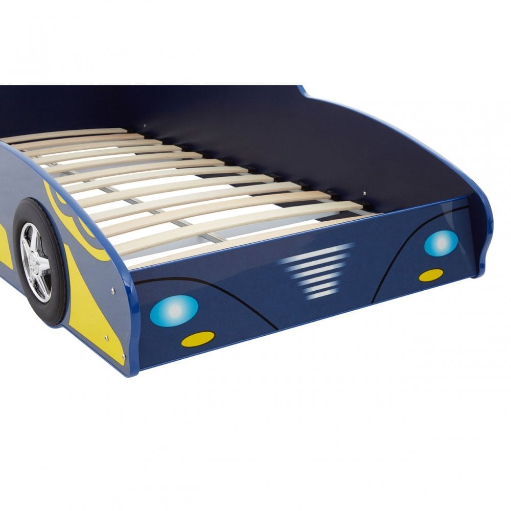 Kids Formula 1 Racing Car Bed In Blue