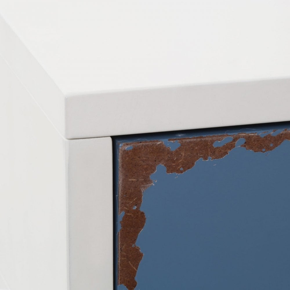 Valonea Side Table, Wood, Wood, White