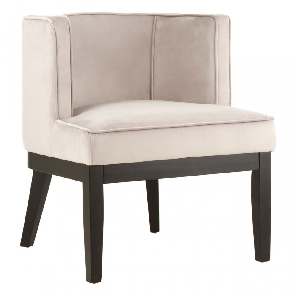 Daxton Light Grey Rounded Chair, Grey