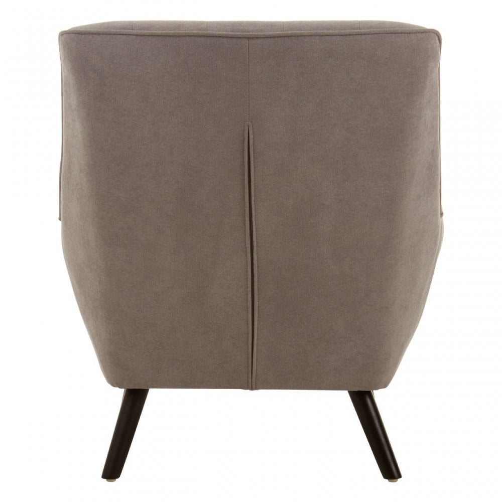Jersey Grey Curved Seat Chair, Grey