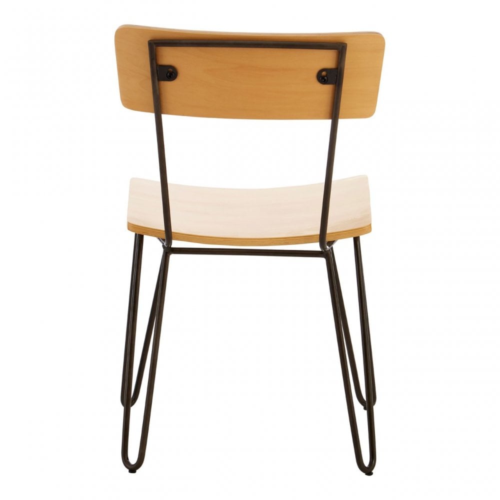 Brock Chair, Plywood, Steel, Yellow