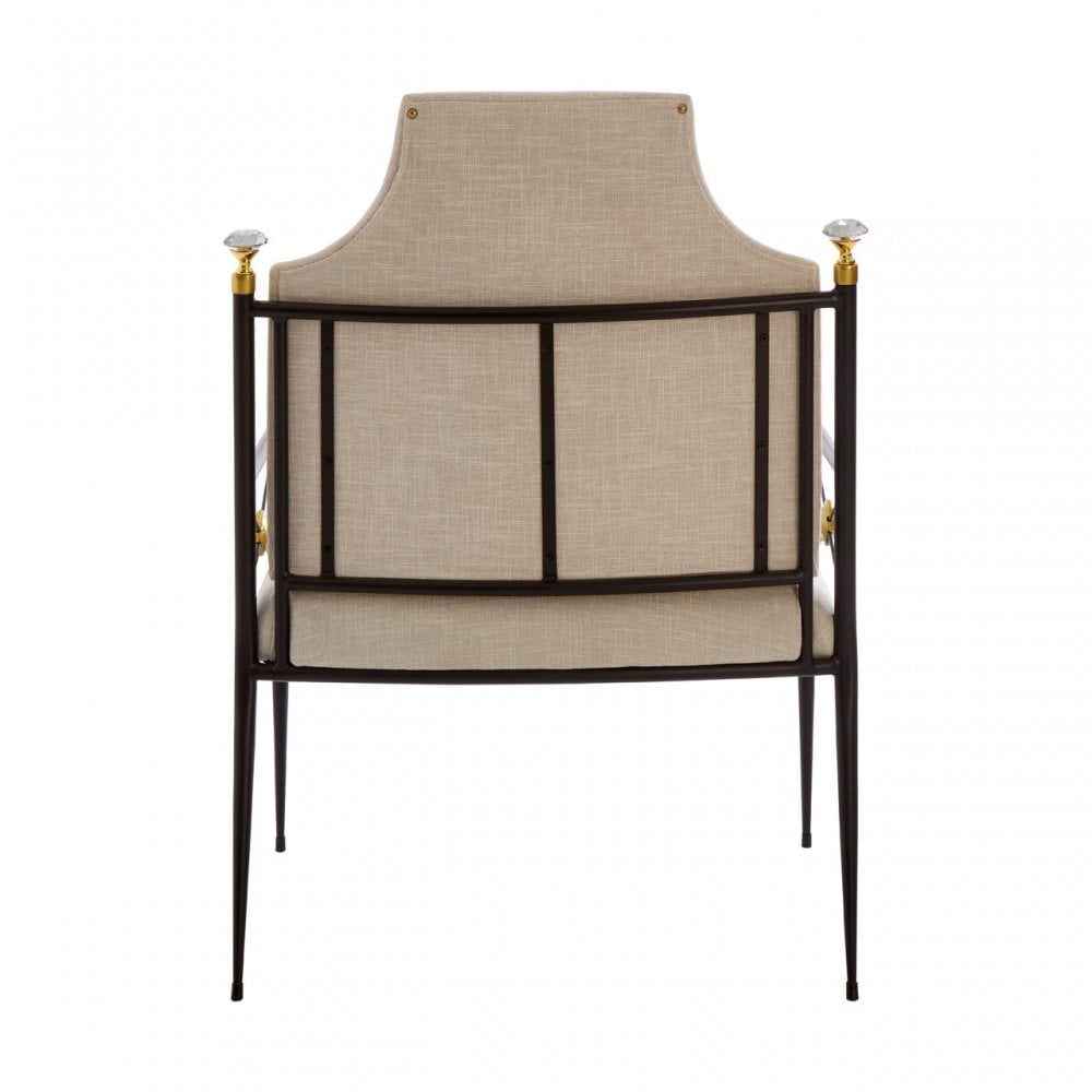 Monroe High Back Chair, Foam, Steel, Wood, Black