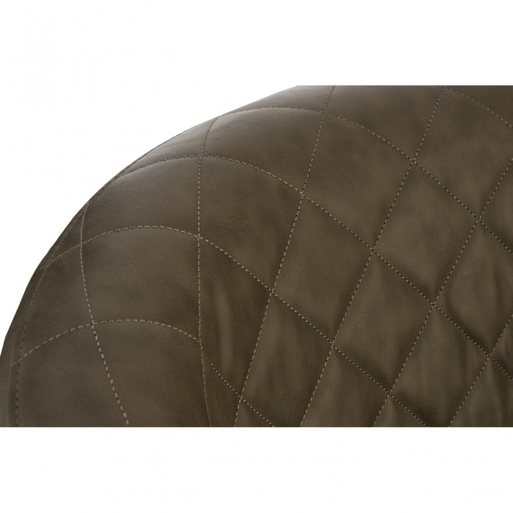 Brown Faux Leather Wingback Armchair, Birchwood, Brown