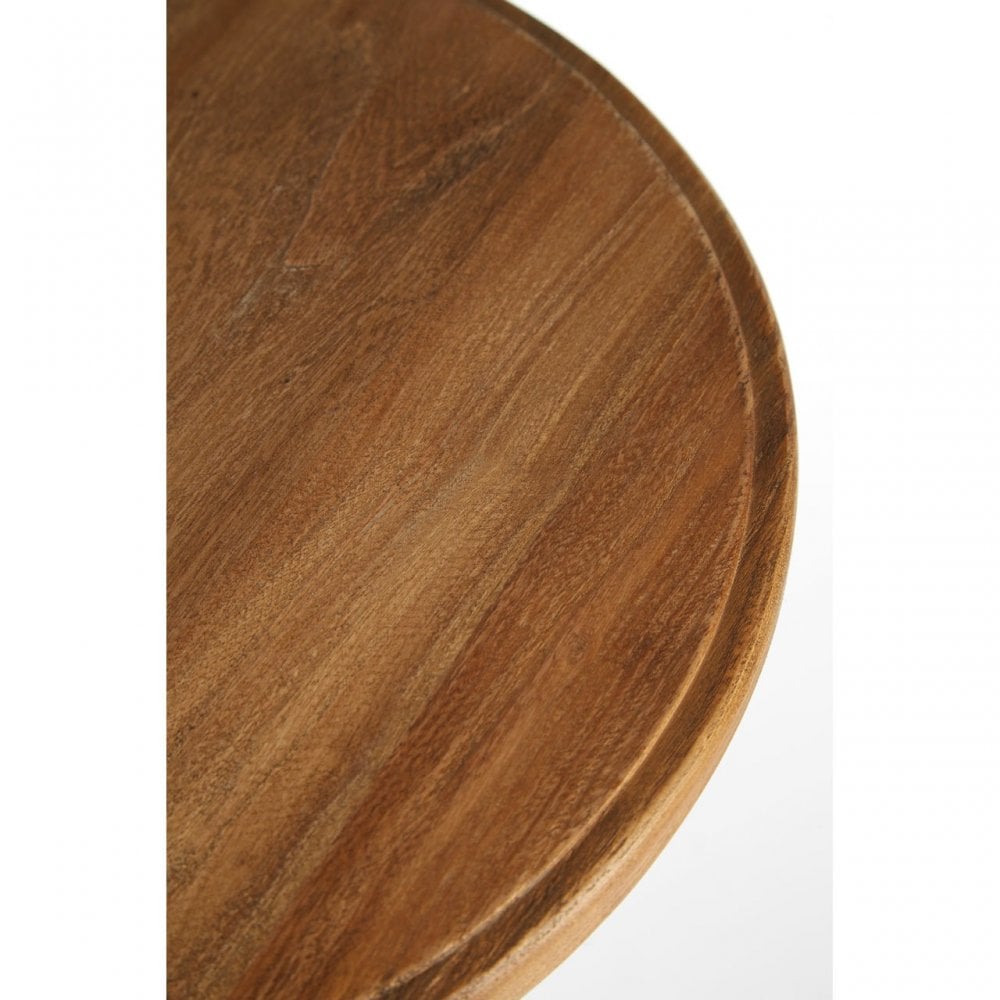 Ranch Foundry Style Bar Stool, Elm Wood, Natural