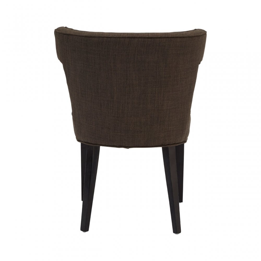 Oria Grey Polyester Dining Chair, Birchwood, Foam, Wood, Grey