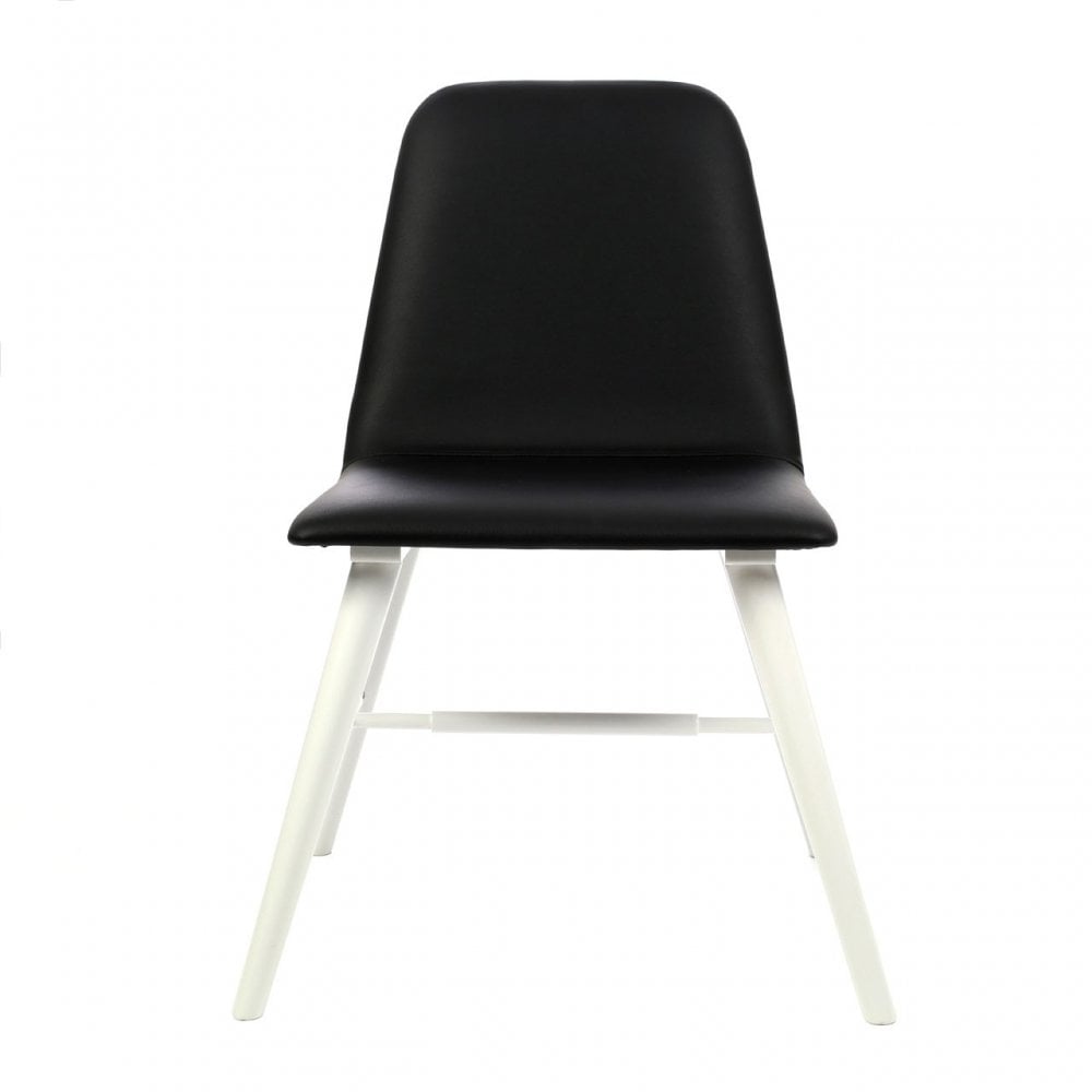Dining Chair, Rubberwood, Veneer, Black