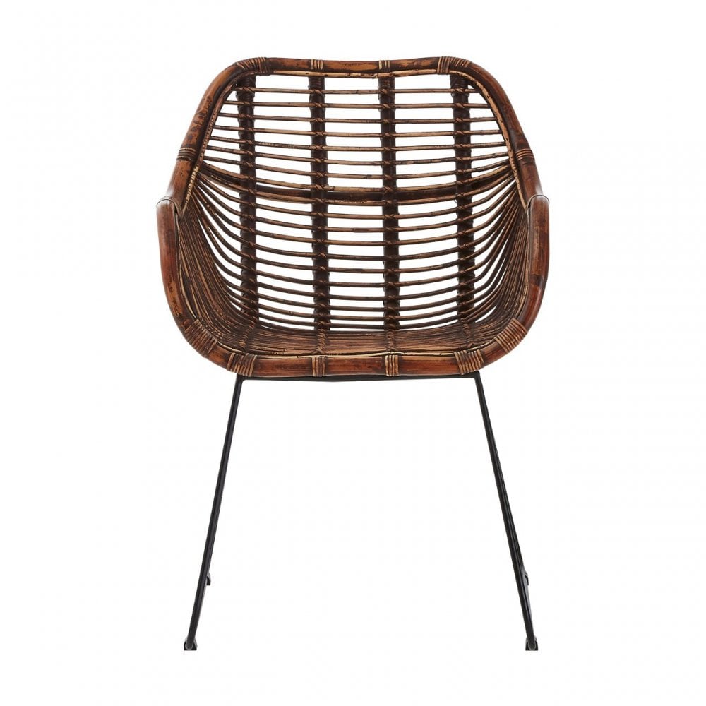 Java Gita Chair, Rattan, Iron, Natural