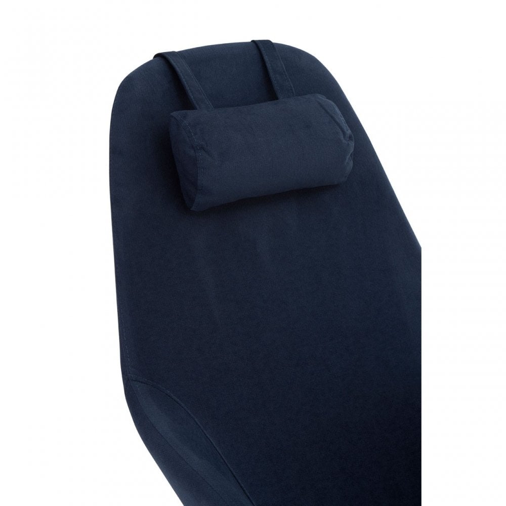 Kolding Blue Fabric Chair, Wood, Oak Veneer, Blue