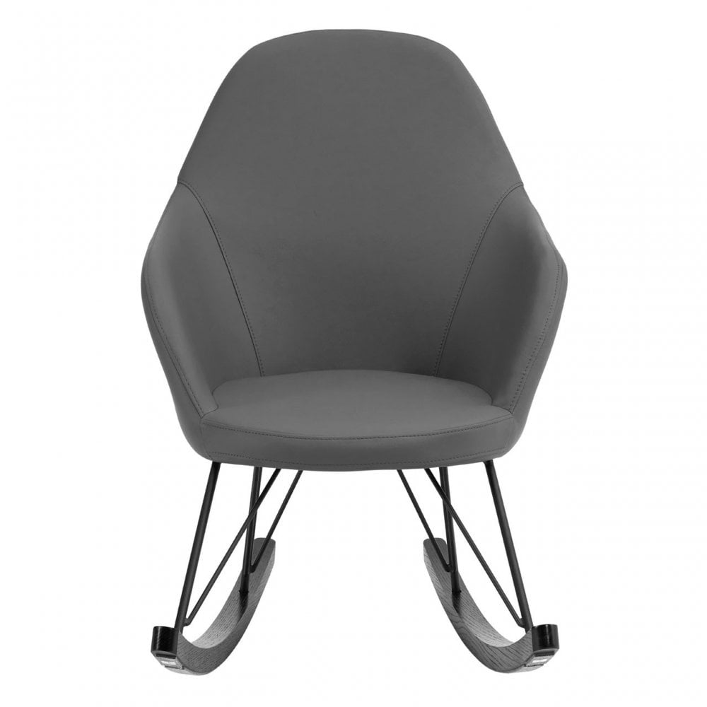 Kolding Dark Grey Chair, Wood, Oak Veneer, Grey
