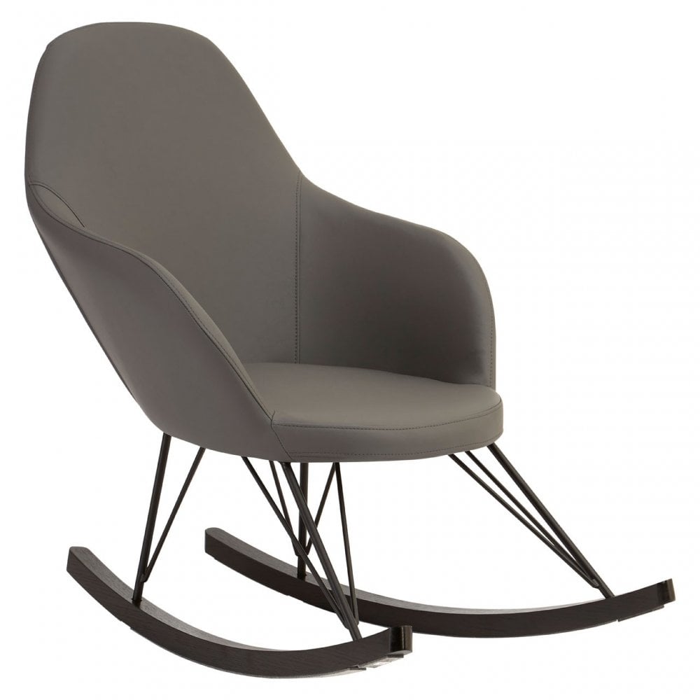 Kolding Dark Grey Chair, Wood, Oak Veneer, Grey