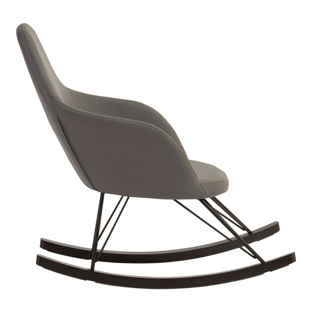 Kolding Dark Grey Chair, Wood, Oak Veneer, Grey