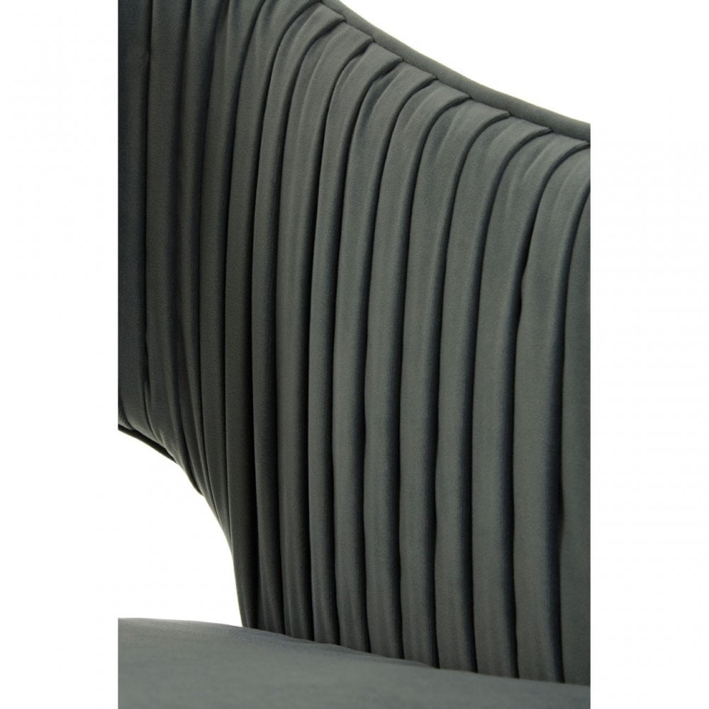 Jimmi Blue Velvet Sofa, Blue