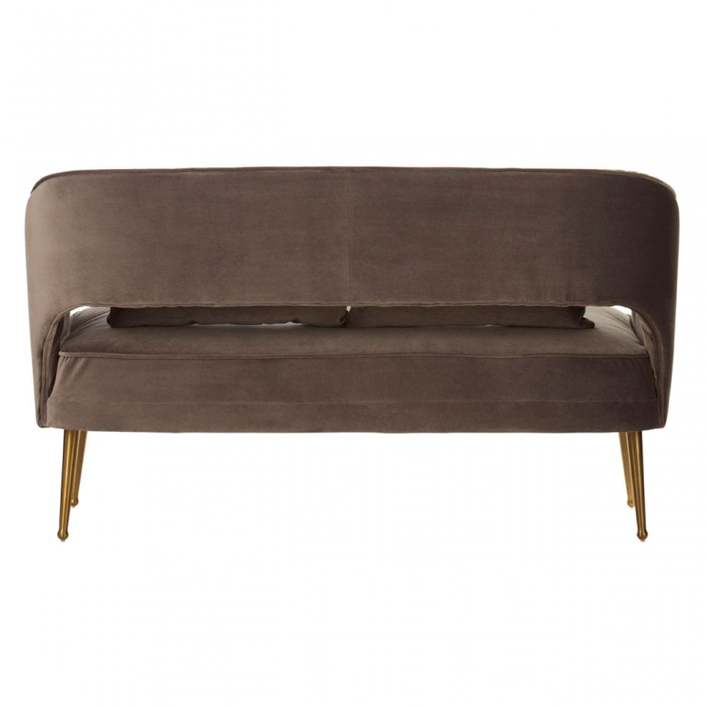 Jimmi Grey Velvet Sofa, Grey