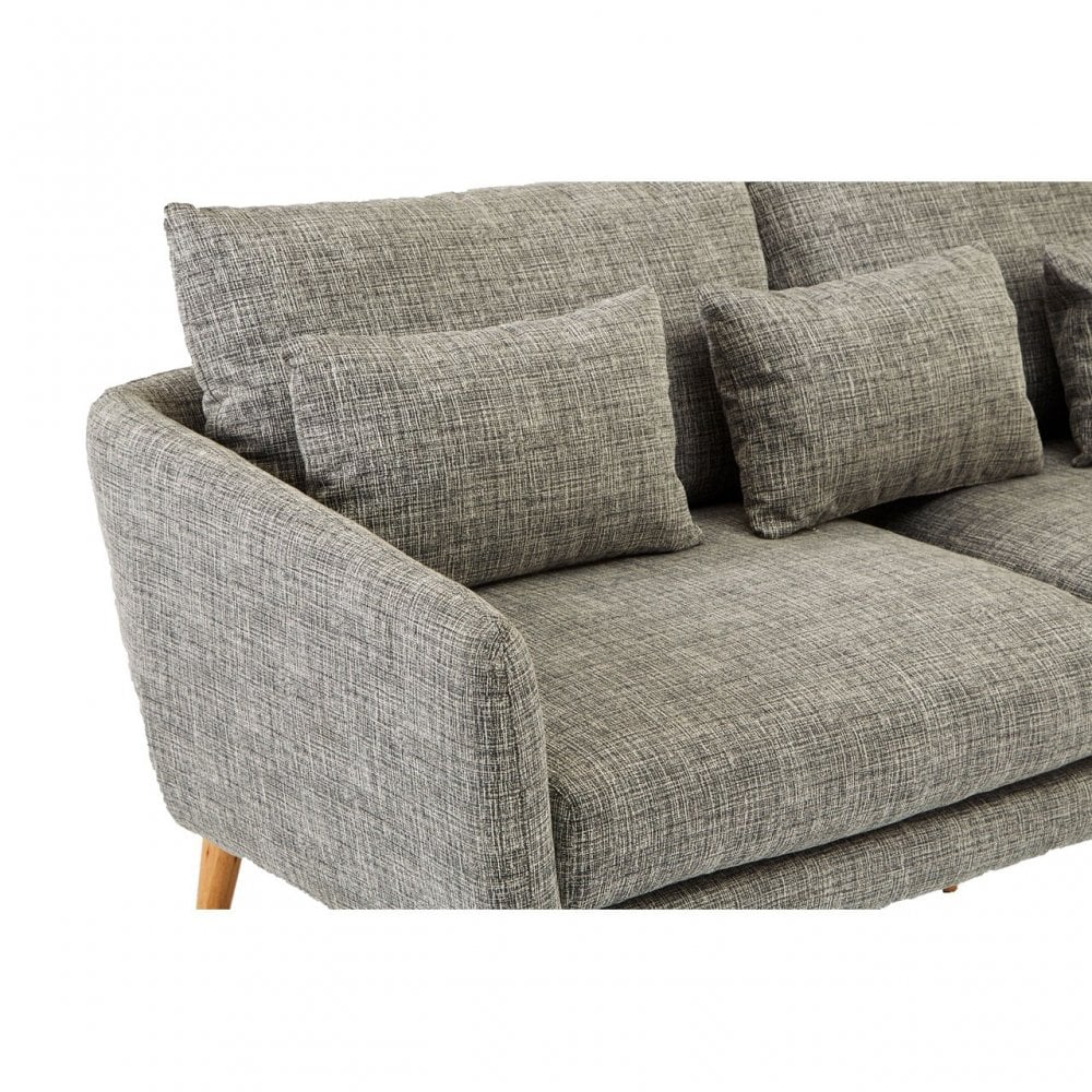Alto 3 Seater Sofa, Pine Wood, Fabric, Birchwood, Down, Natural