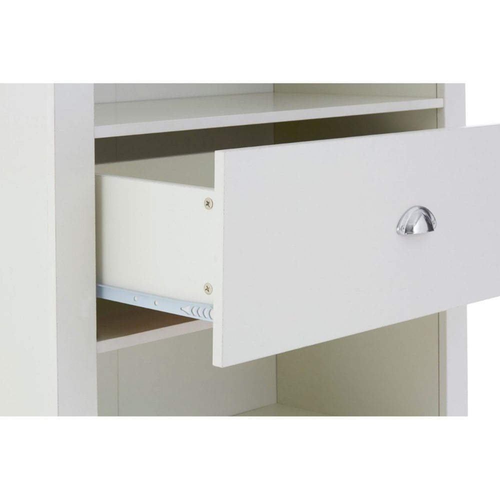 St Ives Bookcase, Honeycomb Board, Particle Board, Pu Paper Veneer, White