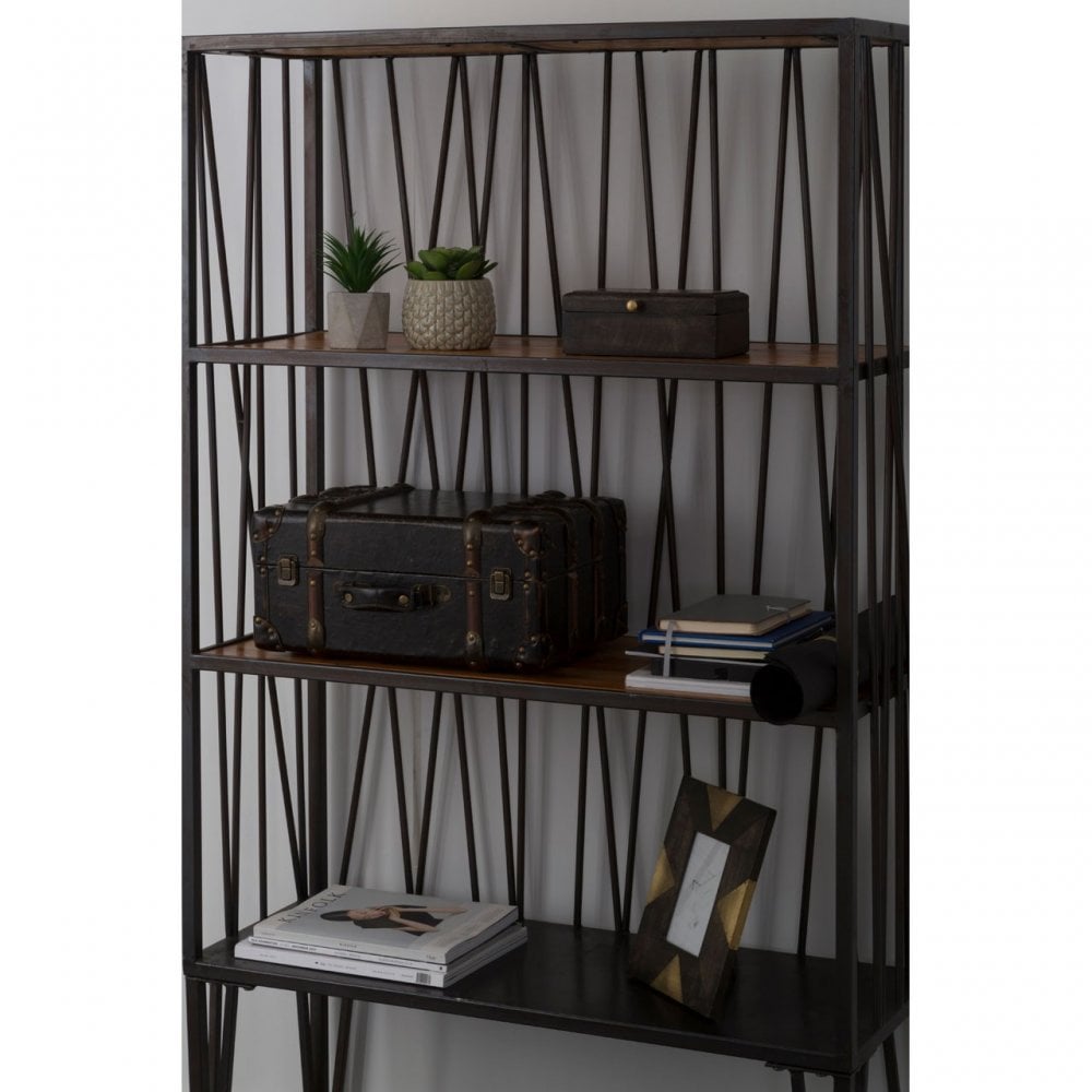 Ranch Foundry Style Shelf Unit, Fir Wood, Natural