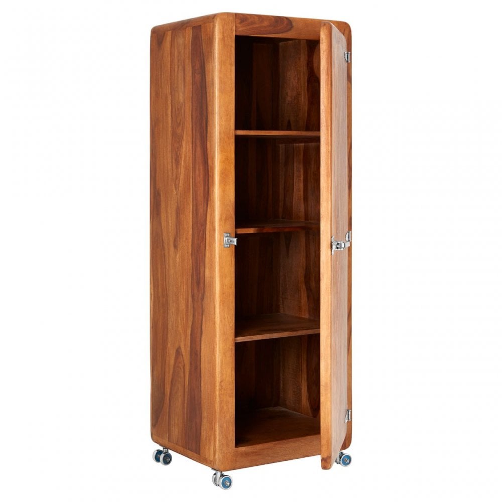 Marwar Tall Cabinet, Sheesham Wood, Brown