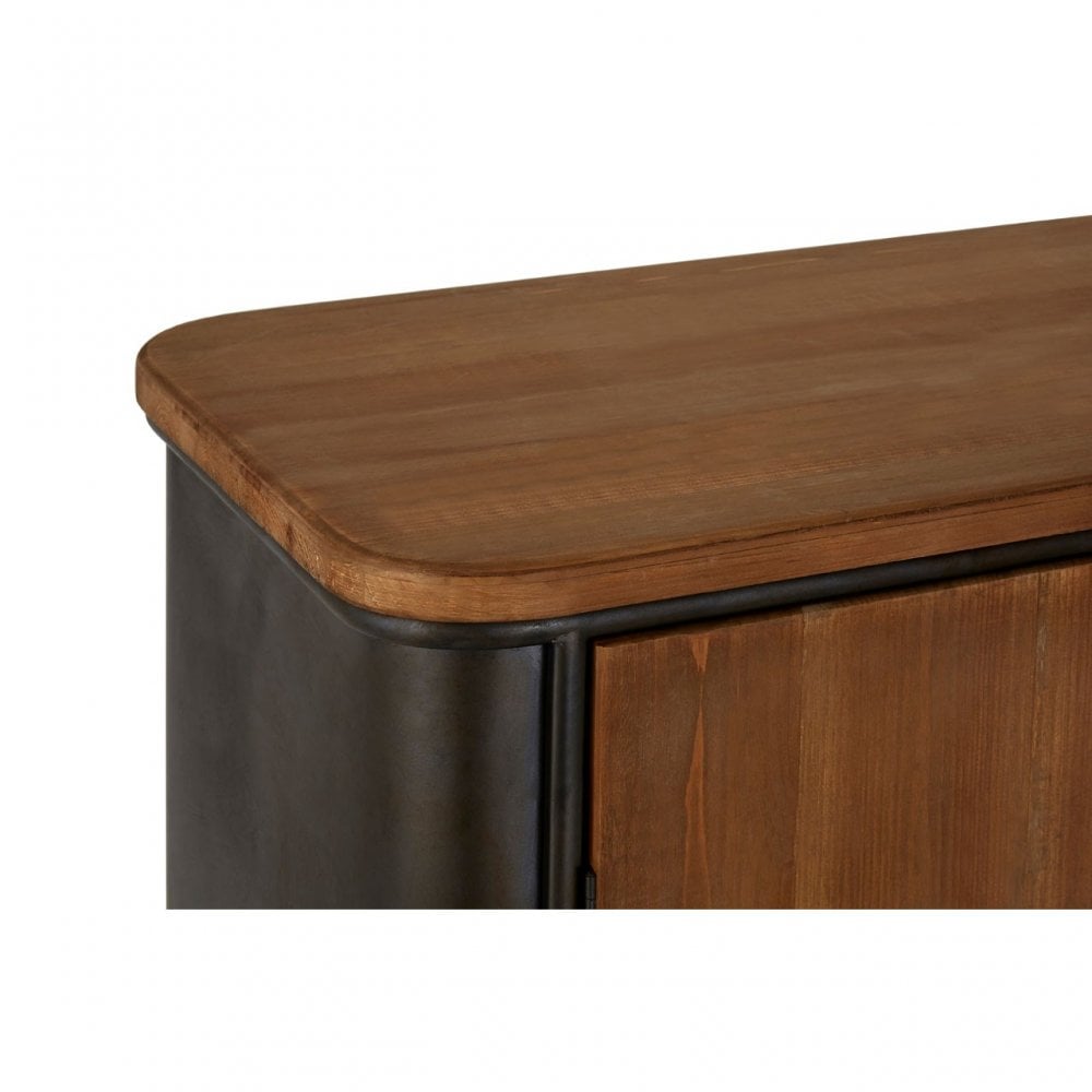Unity 4 Drawer Cabinet, Fir Wood, Brown