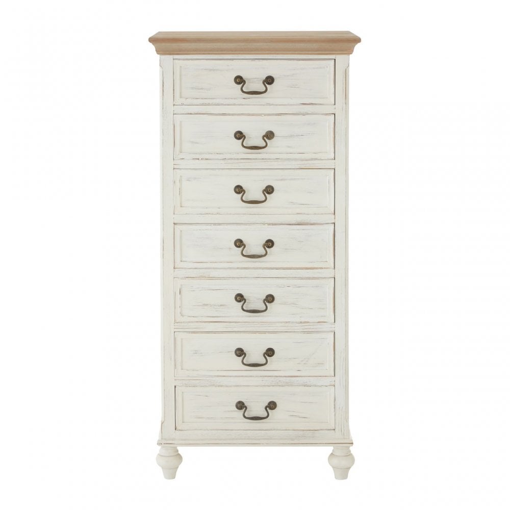 Hendra 7 Drawers Cabinet, Paulownia Wood, Fir Wood Veneer