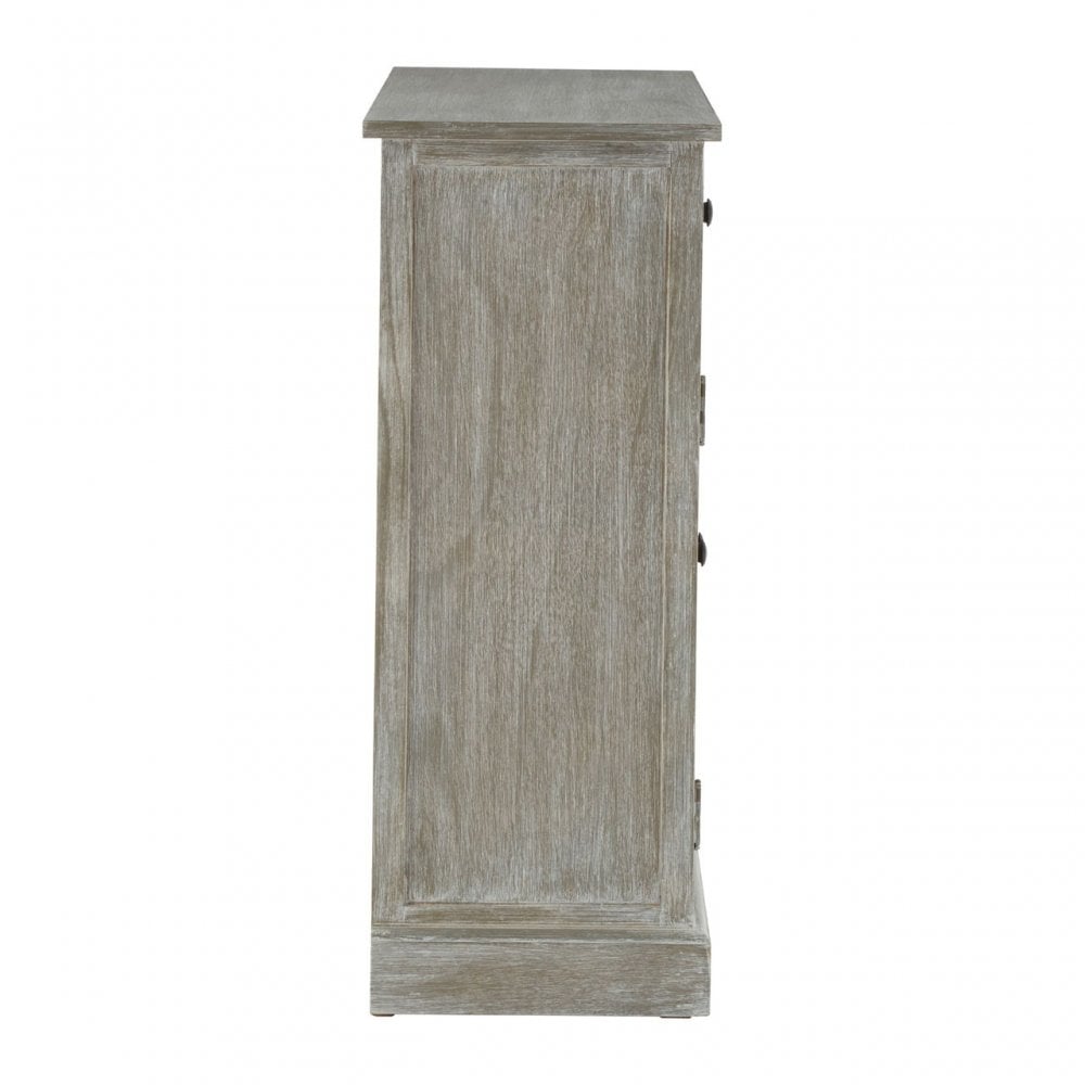 Legacy Door / 2 Drawer Slate Grey Cabinet, Wood, Pine Wood, Grey