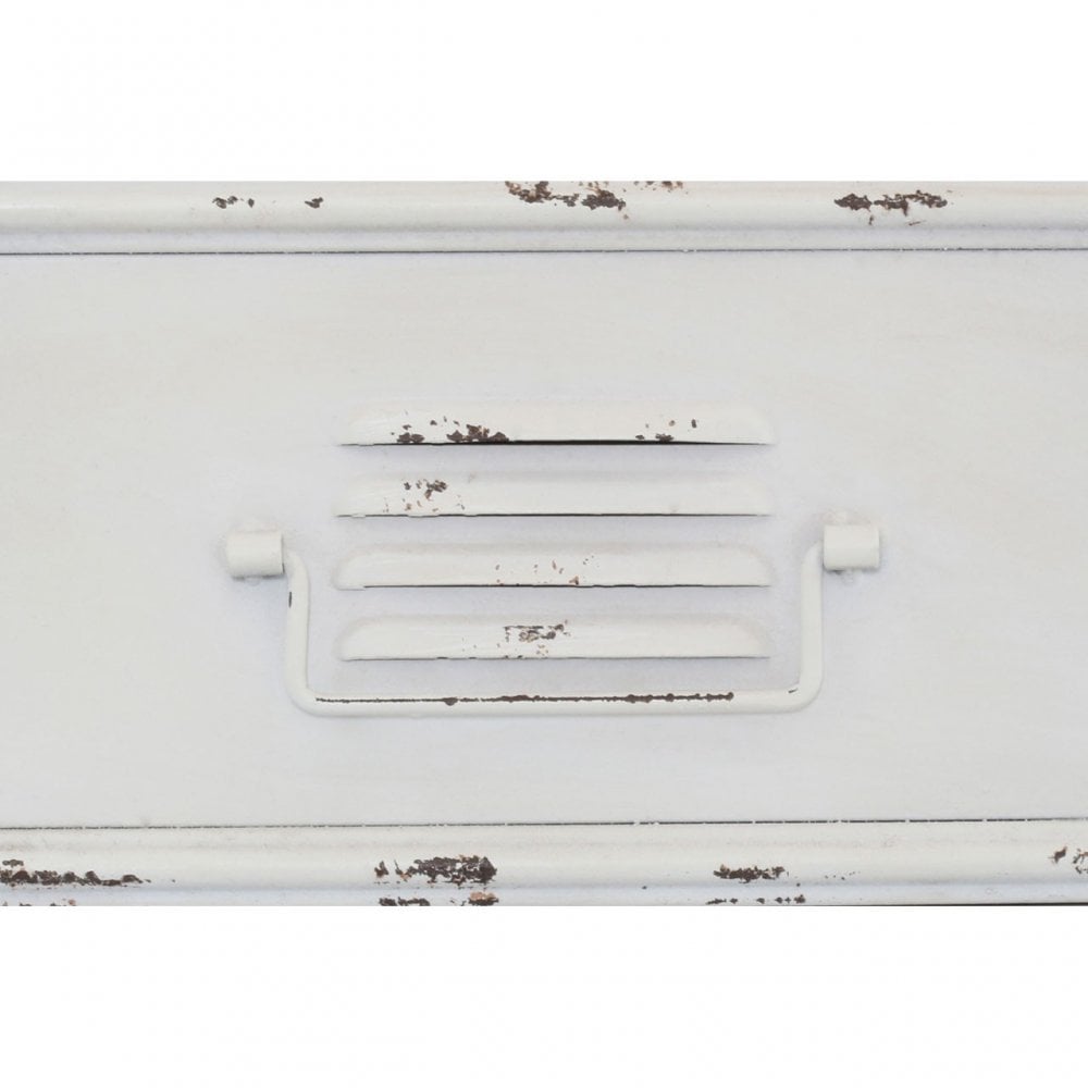 New York Loft Cabinet, Metal, White