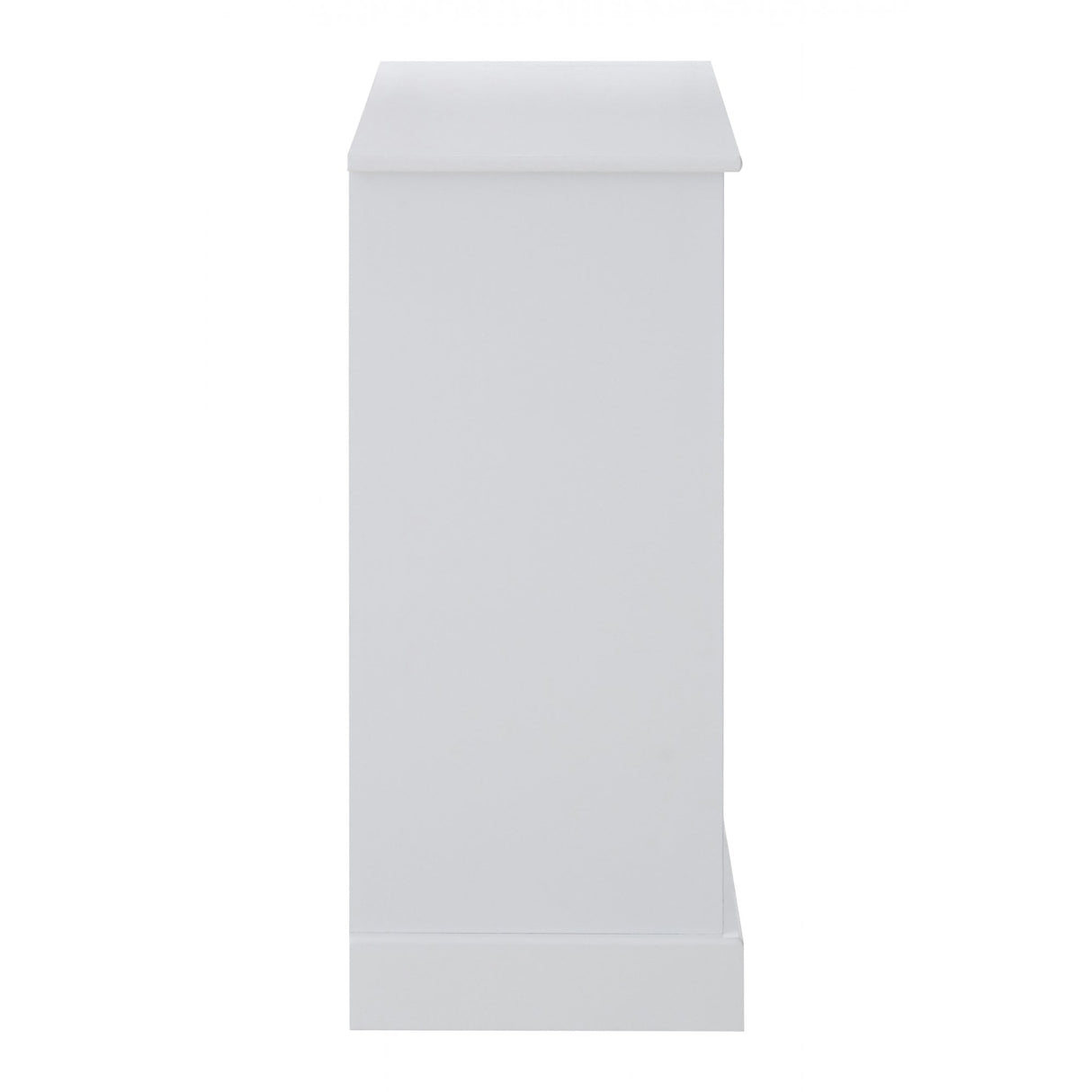 Portland Storage Unit, Pine Wood, White