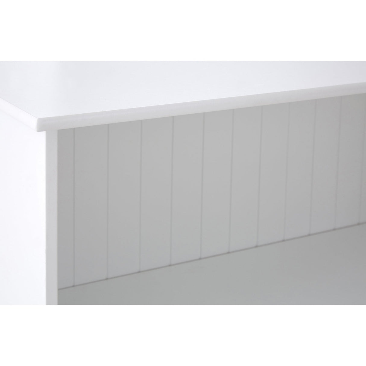 Portland Storage Unit, Pine Wood, White