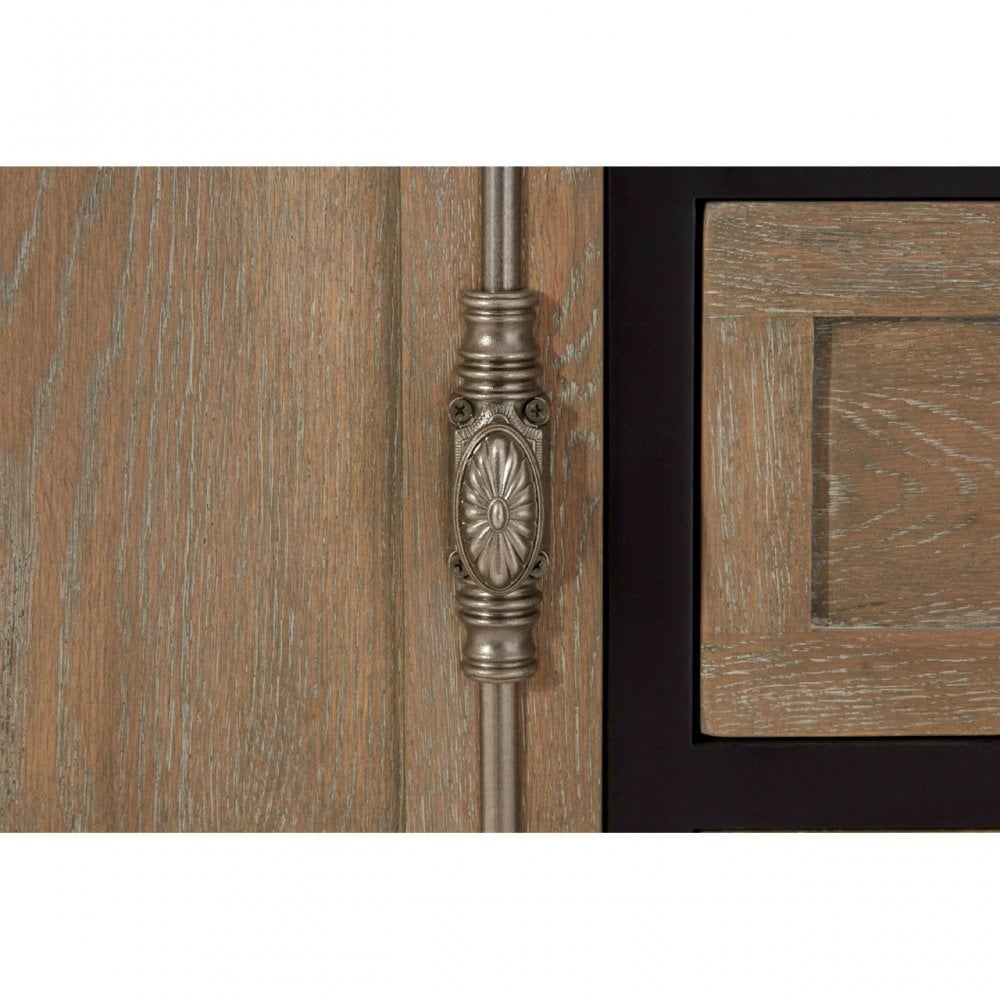 Tuskin Sideboard, Birchwood, Oak Wood, Veneer, Light Brown