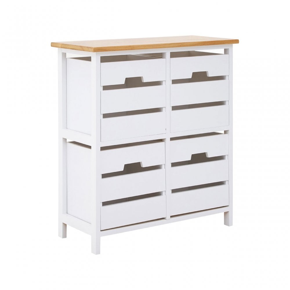 Newport 4 Drawer Chest, Paulownia Wood, Natural
