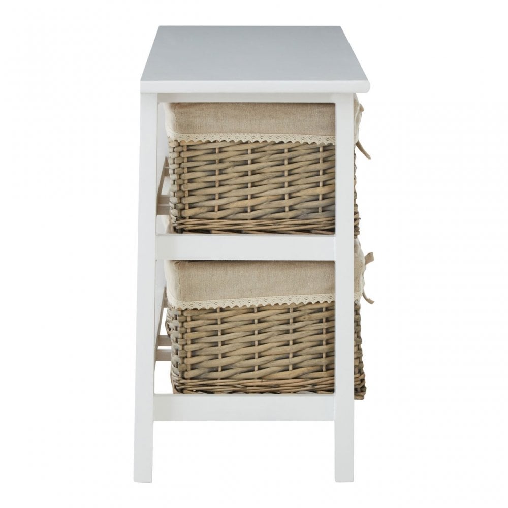 Mesa 4 Drawer Chest, Paulownia Wood, Willow, Linen