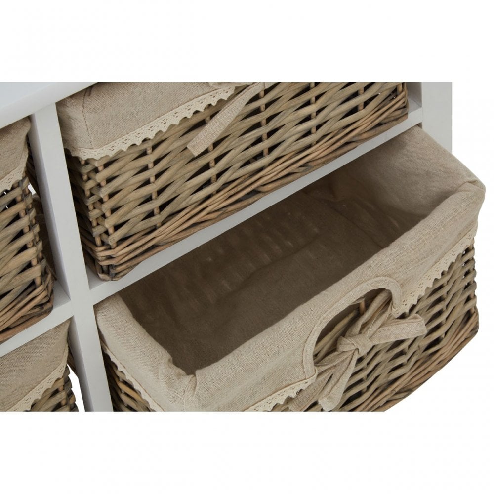 Mesa 4 Drawer Chest, Paulownia Wood, Willow, Linen