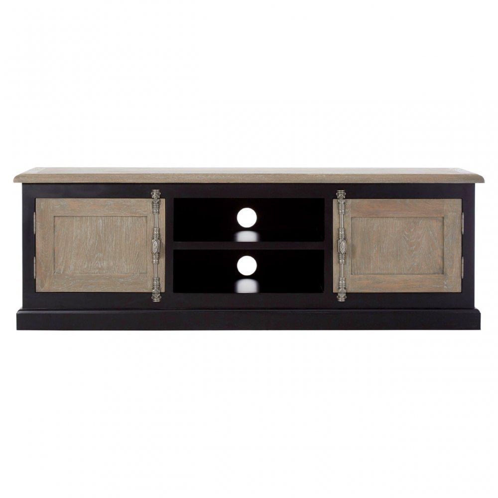 Tuskin Media Unit, Oak Wood, Veneer, Birchwood