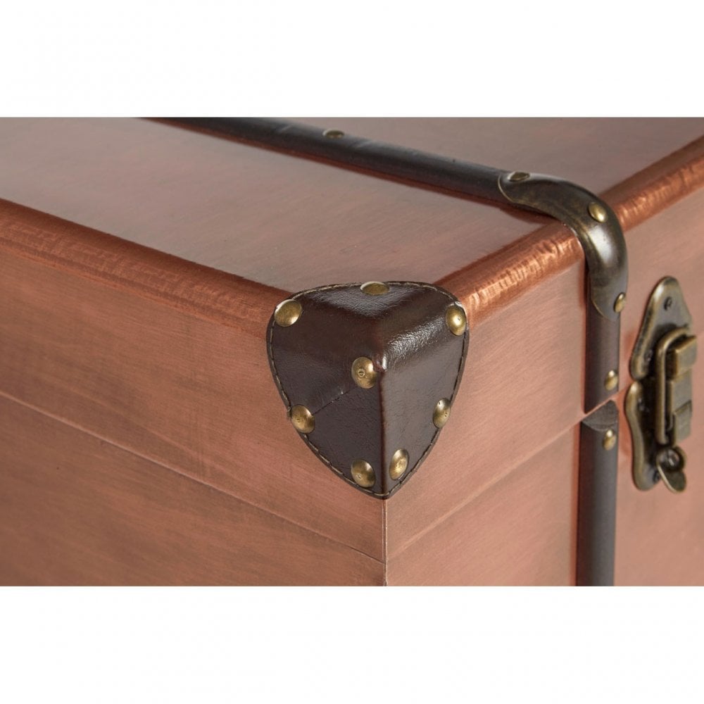 Voyage Trunk, Aluminium, Copper