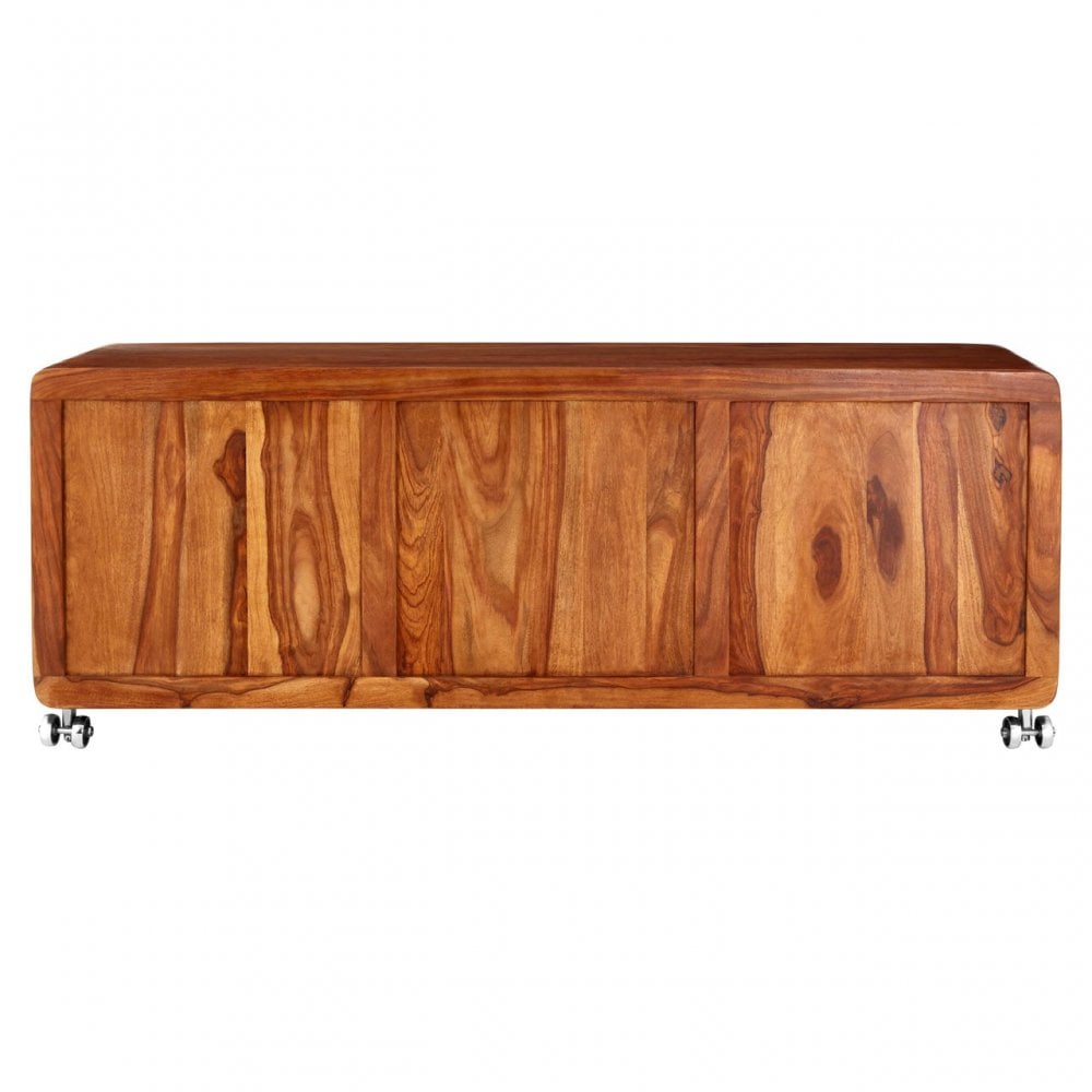 Marwar Media Unit, Sheesham Wood, Brown