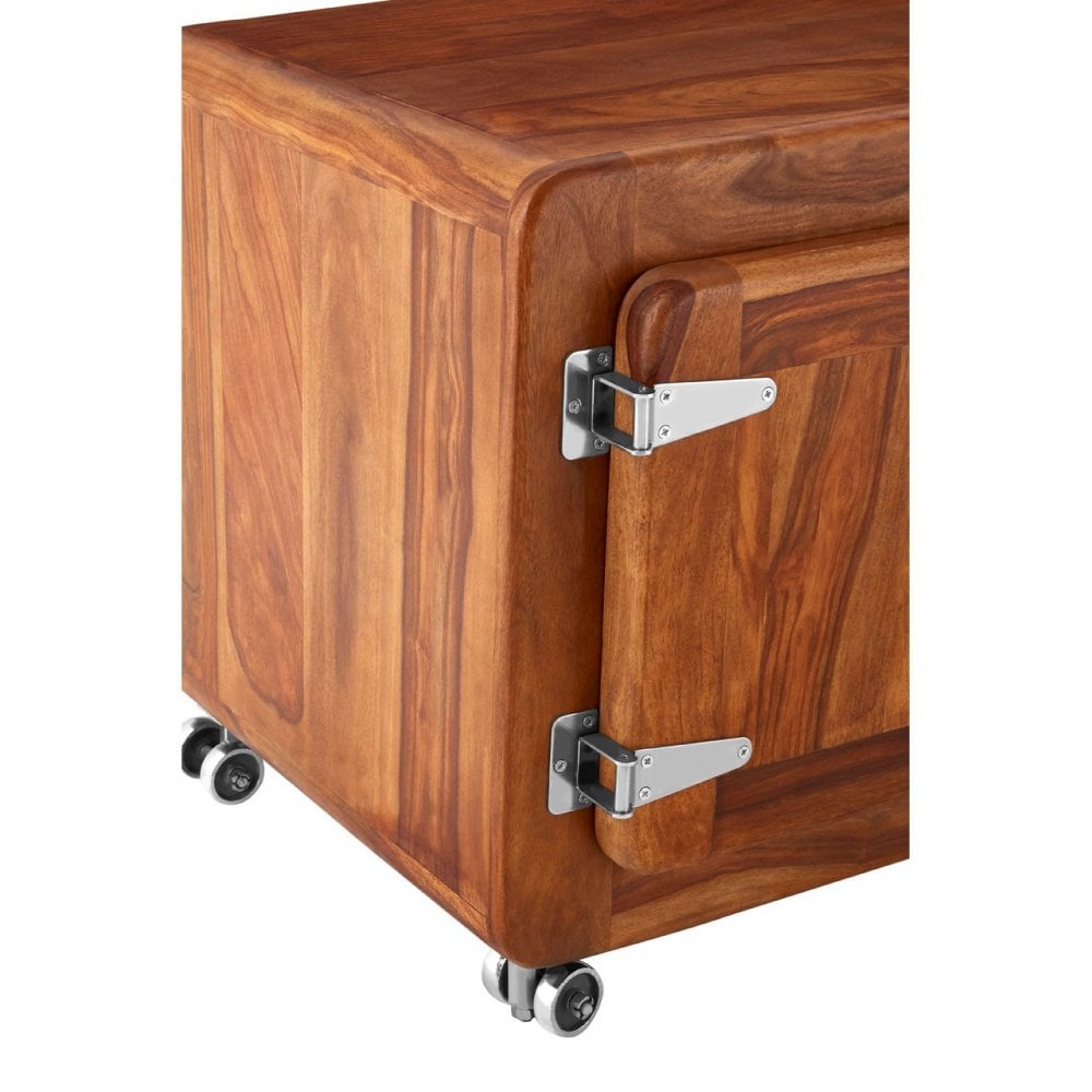 Marwar Media Unit, Sheesham Wood, Brown