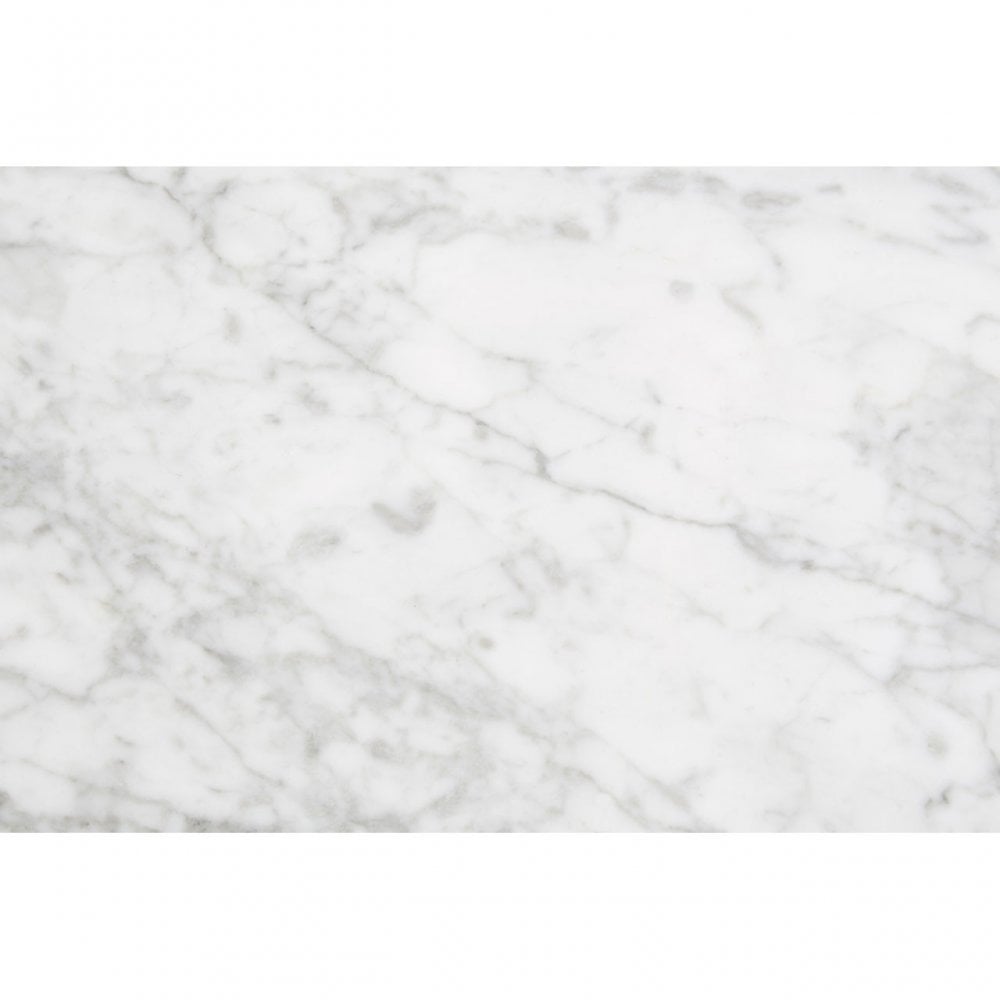 Henley Coffee Table, Marble, Pine Wood, Black