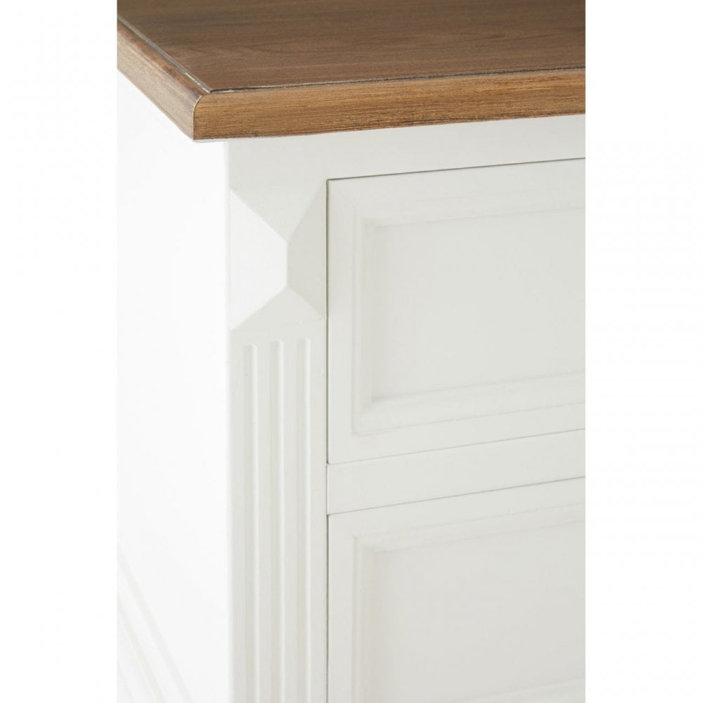 Hardwick Low Coffee Table, Fir Wood Veneer, White