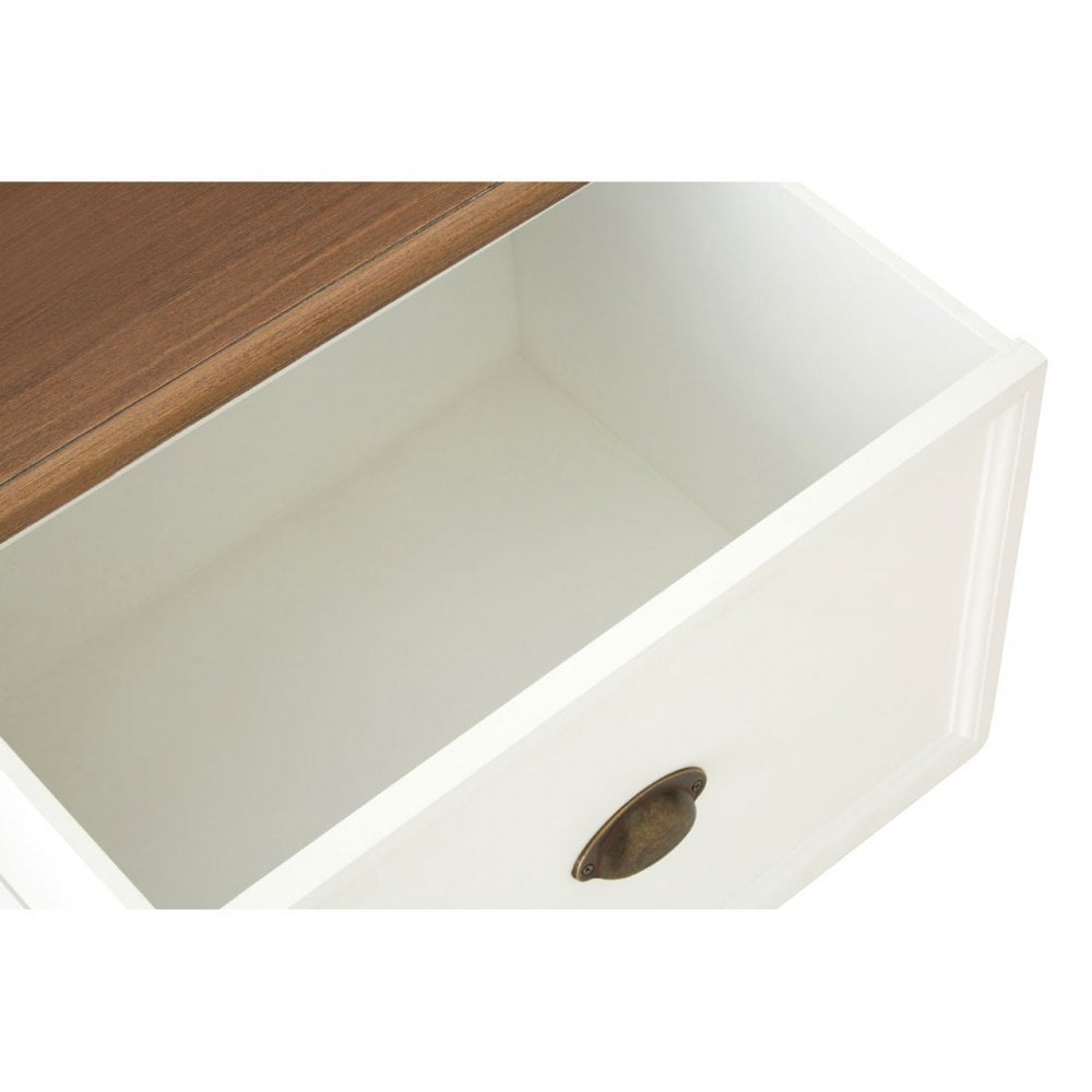 Hardwick Low Coffee Table, Fir Wood Veneer, White
