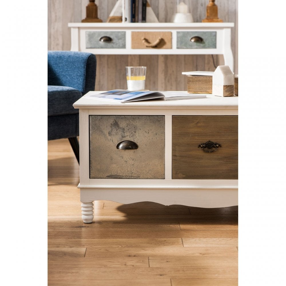 Weymouth Coffee Table, Hemp Rope