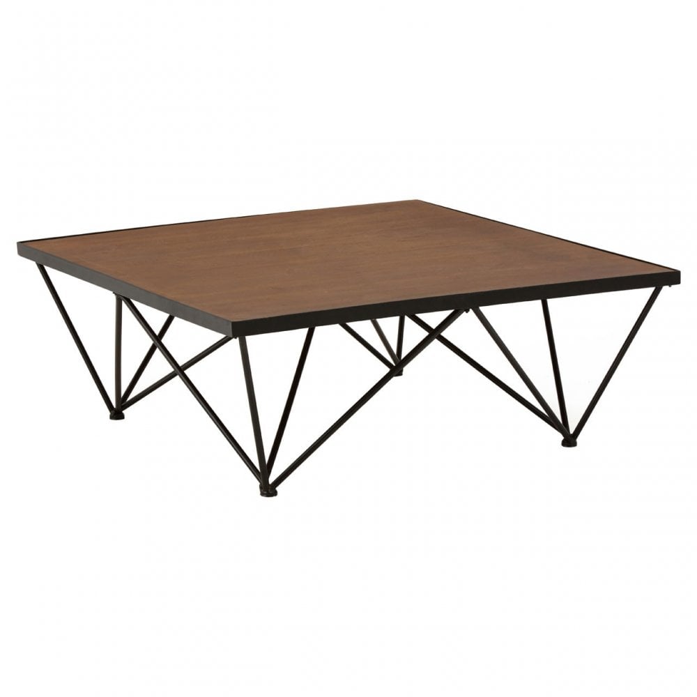 Ranch Foundry Style Coffee Table, Fir Wood