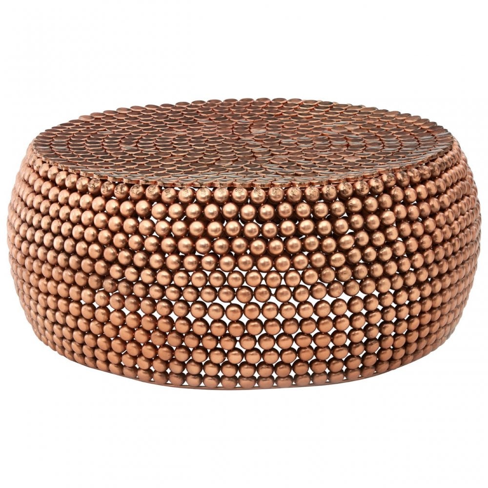 Tempura Coffee Table, Iron, Copper